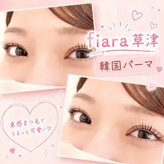 マツエク・マツパ fiara 🌟MIRAI︎🌟のマツエク・マツパデザイン