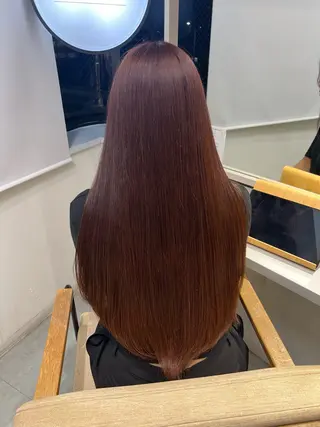 ロング カラー ayaka🫧 梅田ダブルカラーのヘアスタイル