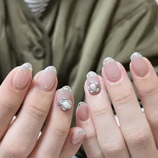 ネイル ネイル💕& まつ毛パーマのネイルデザイン