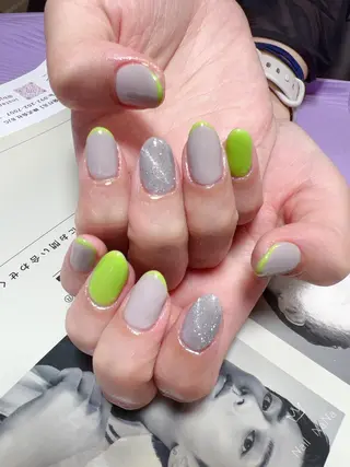 ショート カラー ネイル Nail NaNaのネイルデザイン