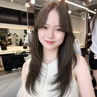 ロング 美髪縮毛矯正 🫧かずやのヘアスタイル