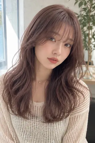 ロング カラー EARTH 榎本のヘアスタイル