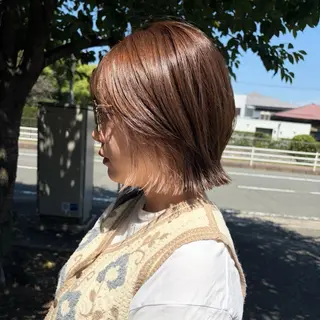 ショート カラー qpula misuzuのヘアスタイル