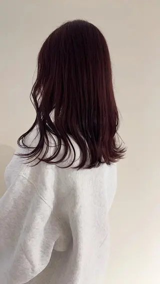 セミロング 🫧ツヤ髪個室美容室 安食茉莉🫧のヘアスタイル