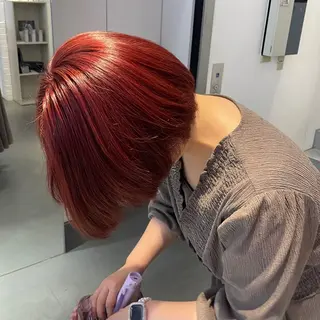 カラー 🍒似合わせ×ハイト ーン🍒ユリナのヘアスタイル
