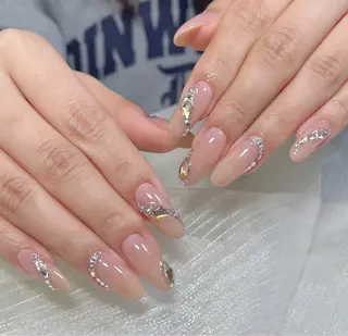 ネイル candy nail 韓国風ワンホンネイルのネイルデザイン