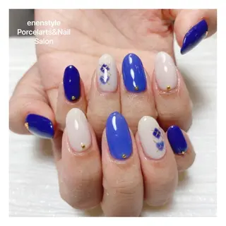 ミディアム ネイル 🐾enen style 🐾のネイルデザイン