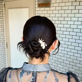 セミロング ヘアアレンジ 褒められヘアメイク /ボブ女子🐶みおのヘアスタイル