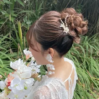 ヘアアレンジ ヘアセットメイク専門 ダーリンダーウィンのヘアスタイル