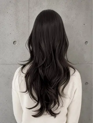 セミロング カラー ヘアアレンジ 🌫️大人韓国ヘア 🌫️naoyaのヘアスタイル
