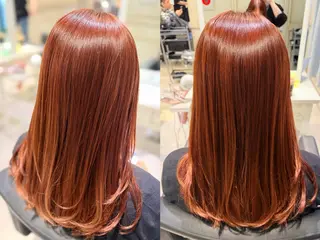 セミロング カラー 艶髪✨　徳丸 瞭のヘアスタイル