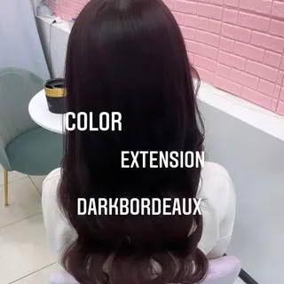 ロング カラー エクステ🩵ブリーチ 韓国ヘア🩵KAEのヘアスタイル
