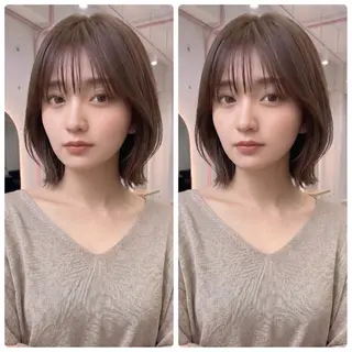🪞骨格補正ボブ🪞 くびれボブ🤍ななみのヘアスタイル