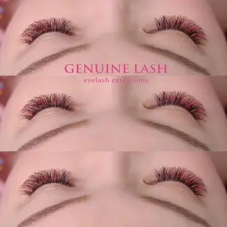 カラー マツエク・マツパ GENUINE LASH　SAKIのマツエク・マツパデザイン