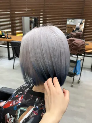 ショート カラー ENA💗NEXT /ハイトーンエクステのヘアスタイル