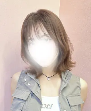 カラー amane໒꒱ショー ト/ボブ/のヘアスタイル