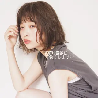 ショート カラー 似合わせ/レイヤー /ボブ/新谷のヘアスタイル