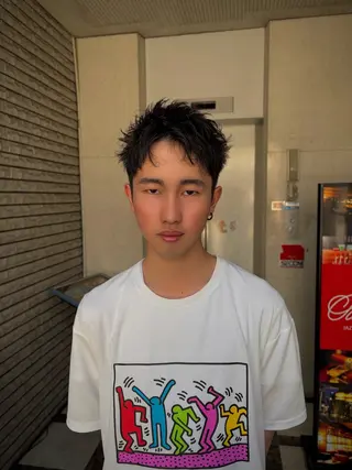 ショート メンズ UMM daichi メンズパーマのヘアスタイル