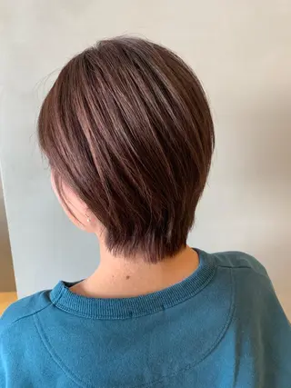 ショート カラー ヘアアレンジ 夜23時まで予約🉑 reverieあきらのヘアスタイル