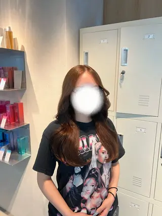 ロング 森川 紗菜のヘアスタイル