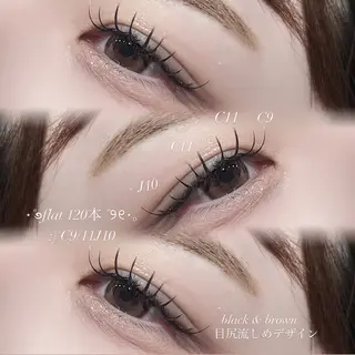 マツエク・マツパ Arika .☘︎ ݁˖のマツエク・マツパデザイン