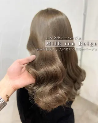 カラー ✨ブリーチなしカラー ×髪質改善✨松村 潤のヘアスタイル