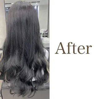 ロング カラー FAAM Tsuneのヘアスタイル