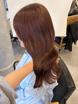 ロング カラー otoha✳︎ くすみ艶カラーのヘアスタイル