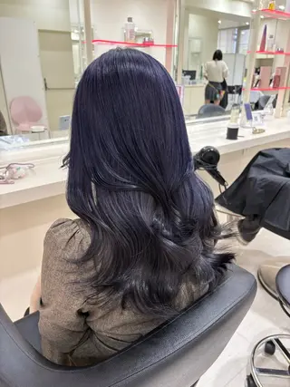 ミディアム カラー ヘアアレンジ 💟RINNA 艶カラー💟のヘアスタイル