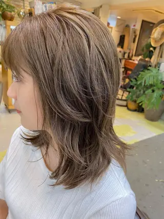 ミディアム Moca 〰️のヘアスタイル