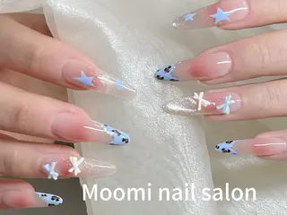 ロング 長さだし専門店 Moominのネイルデザイン