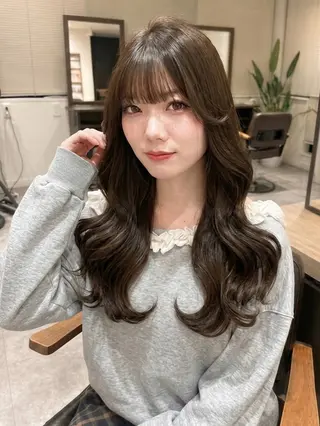 ロング カラー Ami♡表参道/艶髪 ピンク/盛れカットのヘアスタイル