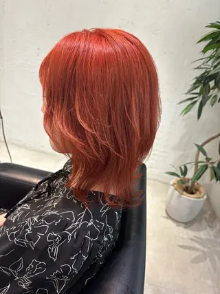 ミディアム 大人カラー✳︎ボブ 横関由美のヘアスタイル