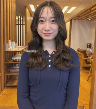 ミディアム カラー iroha/大阪梅田 /ニュアンスカラーのヘアスタイル