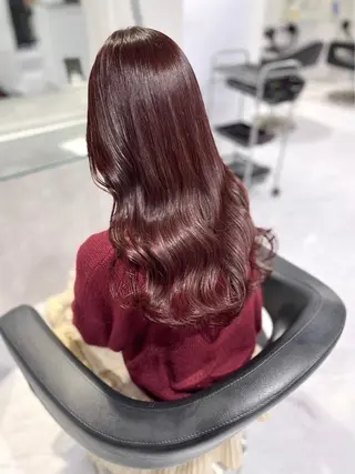 カラー girlな暖色ヘア 🪽🫧ハルナ🎀のヘアスタイル