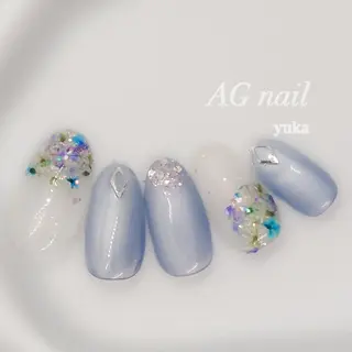 ネイル AGnail 富永  /ちゅるん韓国ネイルのネイルデザイン