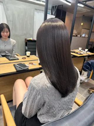 ミディアム 梅田艶髪矯正 💖koichiroのヘアスタイル