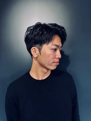 ショート パーマ メンズ 2ndHOUSE 松本晃佳のヘアスタイル