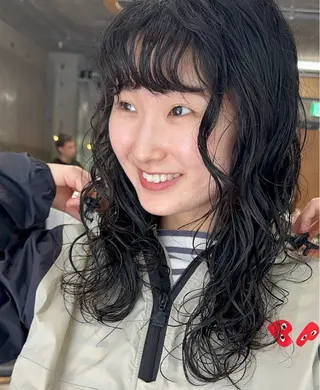 カラー chisato☁️ カットカラーモデルのヘアスタイル