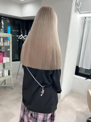ロング カラー 盛れる艶髪カラー Harusa🎀のヘアスタイル