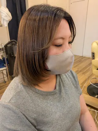 ミディアム 【泉中央】CLASS 中村のヘアスタイル