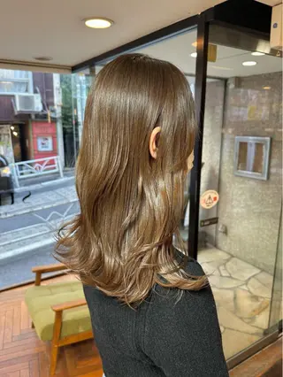 ミディアム カラー 矢野 晃平のヘアスタイル