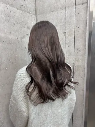 ロング カラー パーマ ヘアアレンジ ANJU/上品カラー /似合わせカラー💖のヘアスタイル