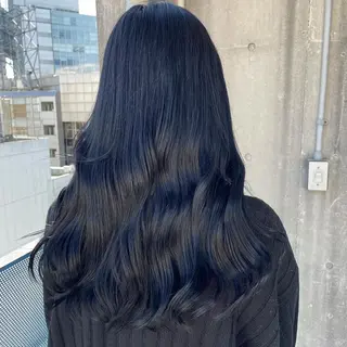 ロング カラー ヘアアレンジ 縮毛矯正/髪質改善/ ブリーチ毛/木元渓太のヘアスタイル