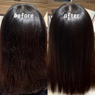セミロング 縮毛矯正専門店 unlabel近藤のヘアスタイル