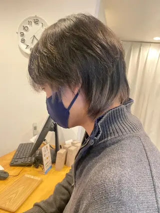 ミディアム カラー メンズ 似合う髪型見つけます AYAKAのヘアスタイル