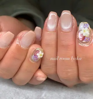 ネイル ネイルルームリッカ 𝐦𝐚𝐲𝐮のネイルデザイン