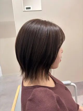 ミディアム カラー 大山 真衣のヘアスタイル