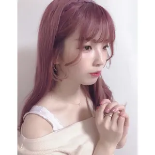 ロング カラー miyu /トレンド カラー×艶髪のヘアスタイル