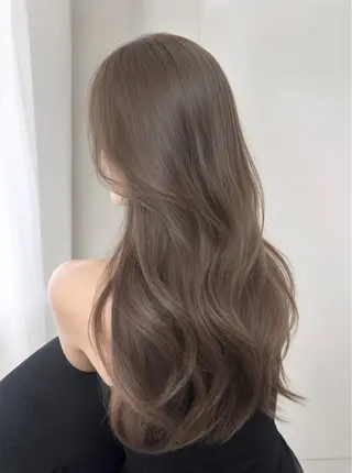 ロング カラー 心斎橋/ブリーチなし 髪質改善/レイヤーのヘアスタイル